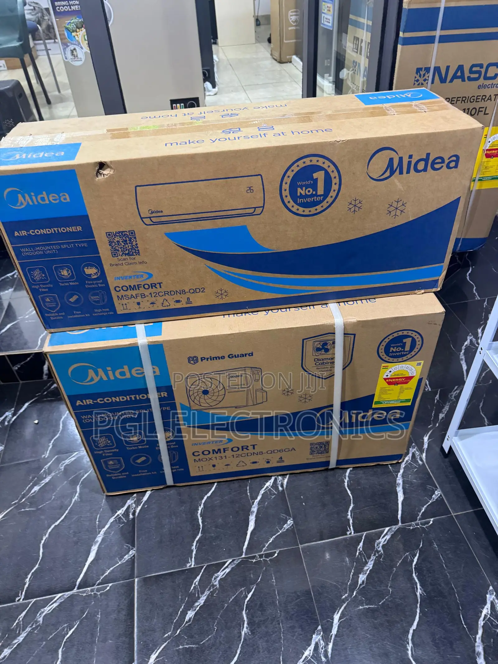 Midea 2.5hp Split R32 Inverter, 100% Copper Mox330-22cfn8-Q Air Condi