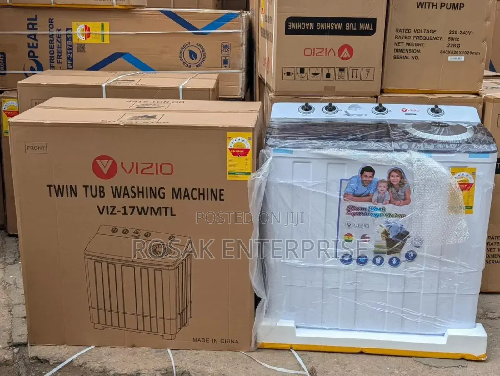 Vizio 11kg Semi Automatic Washing Machine