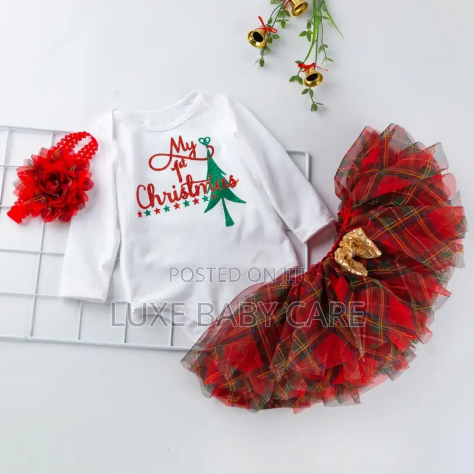 My First Christmas Newborn Baby Girls Set