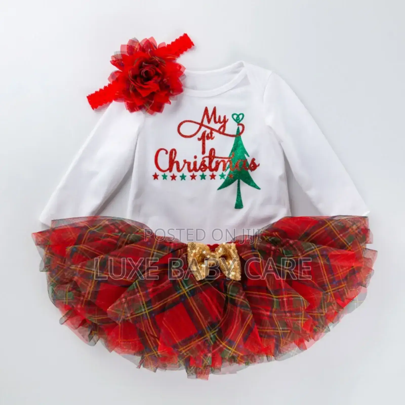 My First Christmas Newborn Baby Girls Set