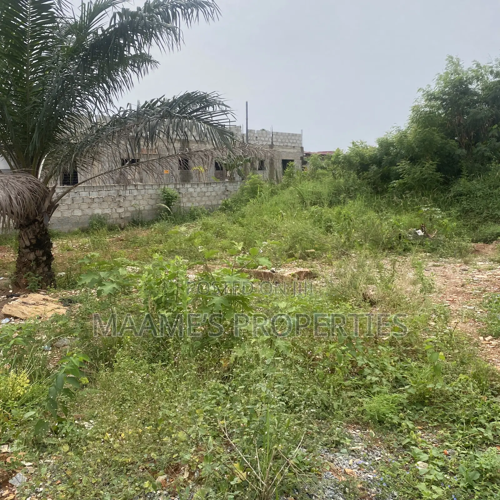 70x100 Titled Land at Oyarifa High Tension