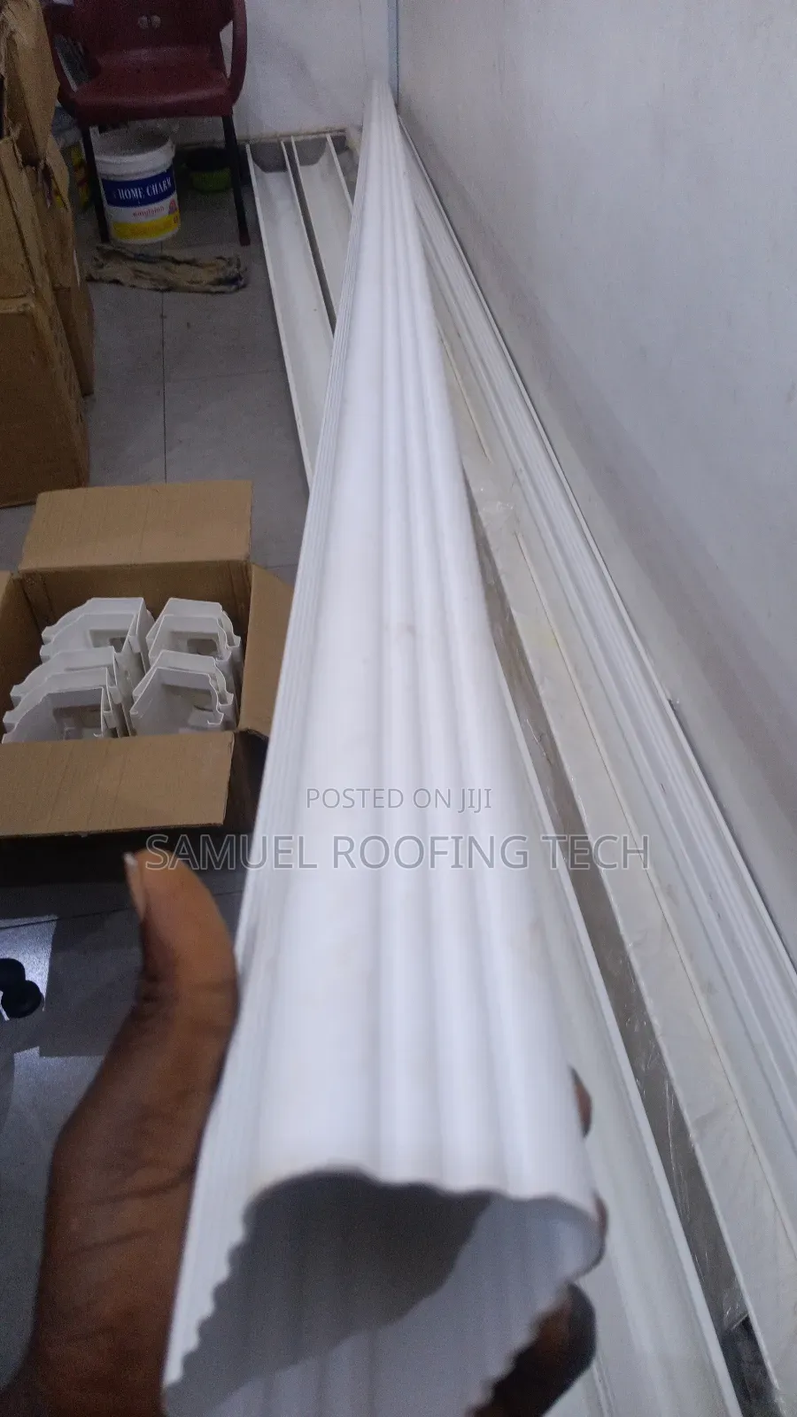 PVC Rain Gutter and Dawn Pipe
