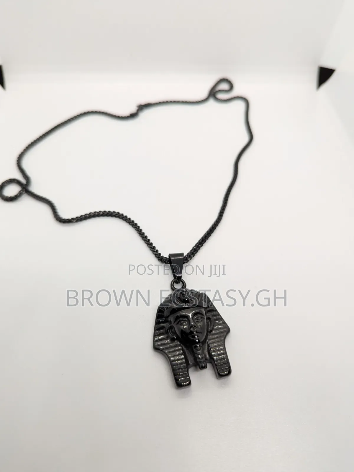 Egyptian Pharaoh All Black Necklace