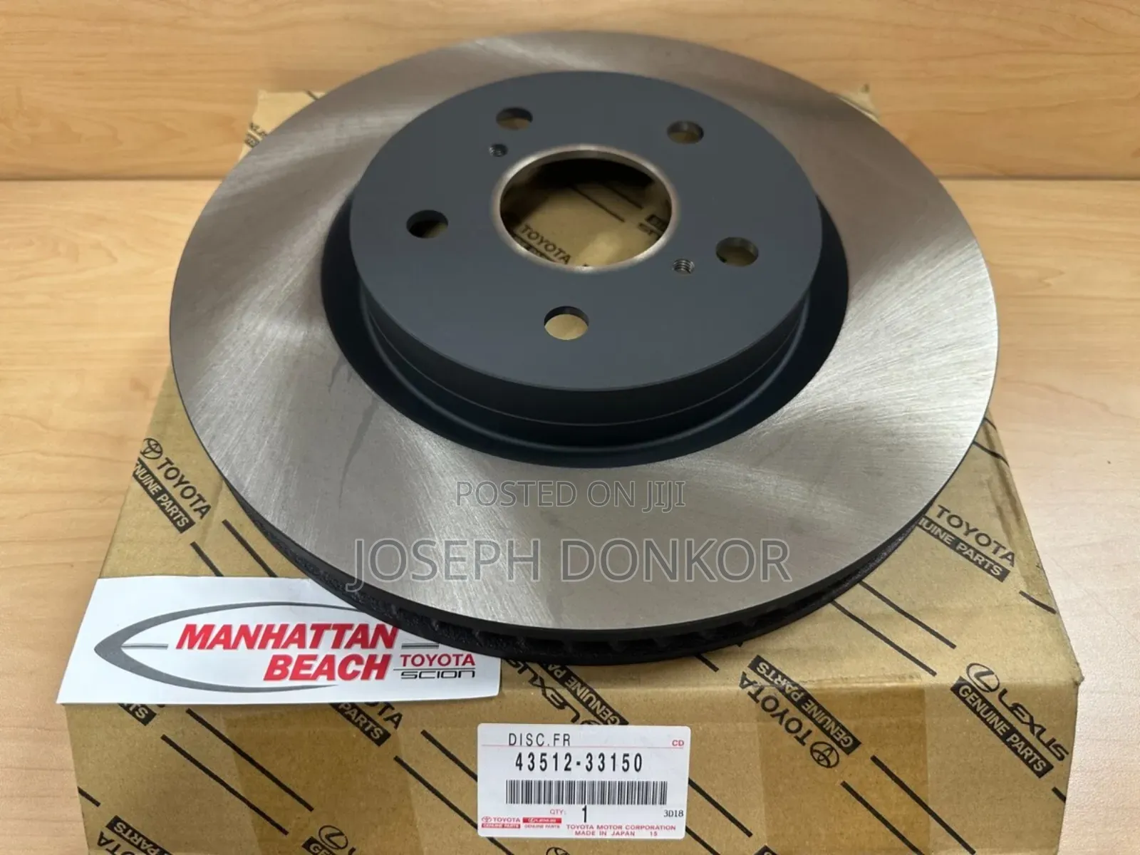 Rav 4 Front Brake Disc Pair 2020,2021,2022,2023,2024,2025