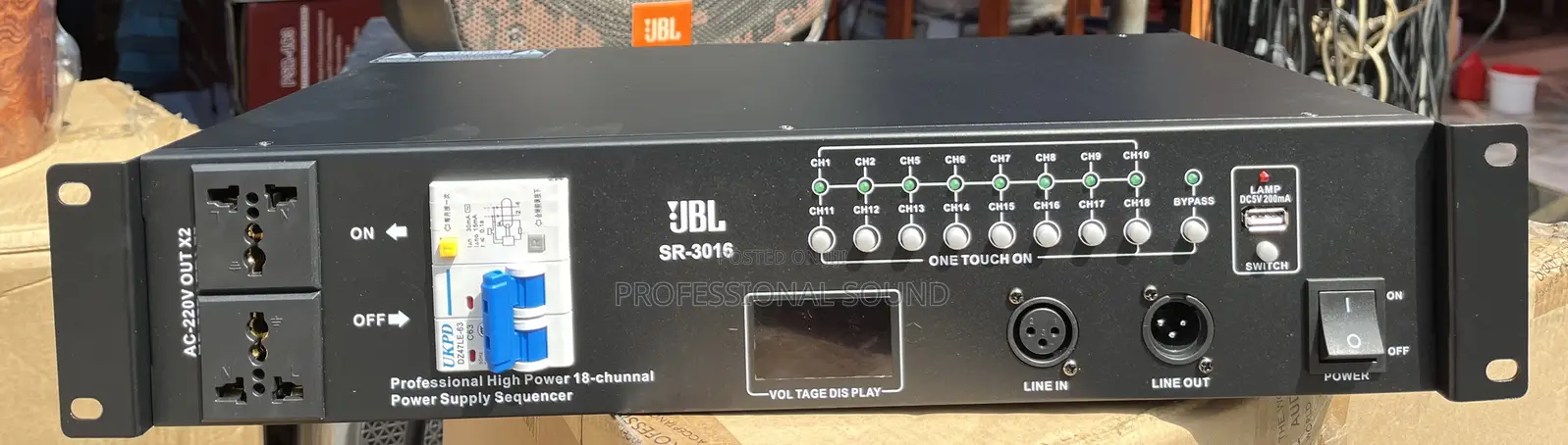 JBL Sr-3016 Professional High Power Supply Sequencer.