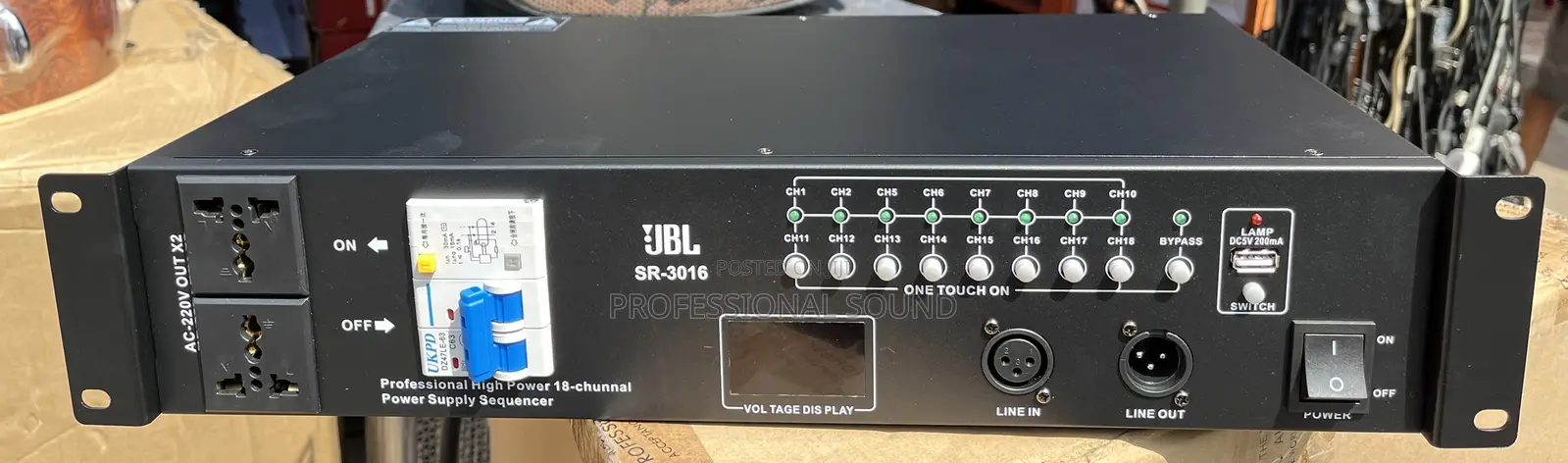 JBL Sr-3016 Professional High Power Supply Sequencer.