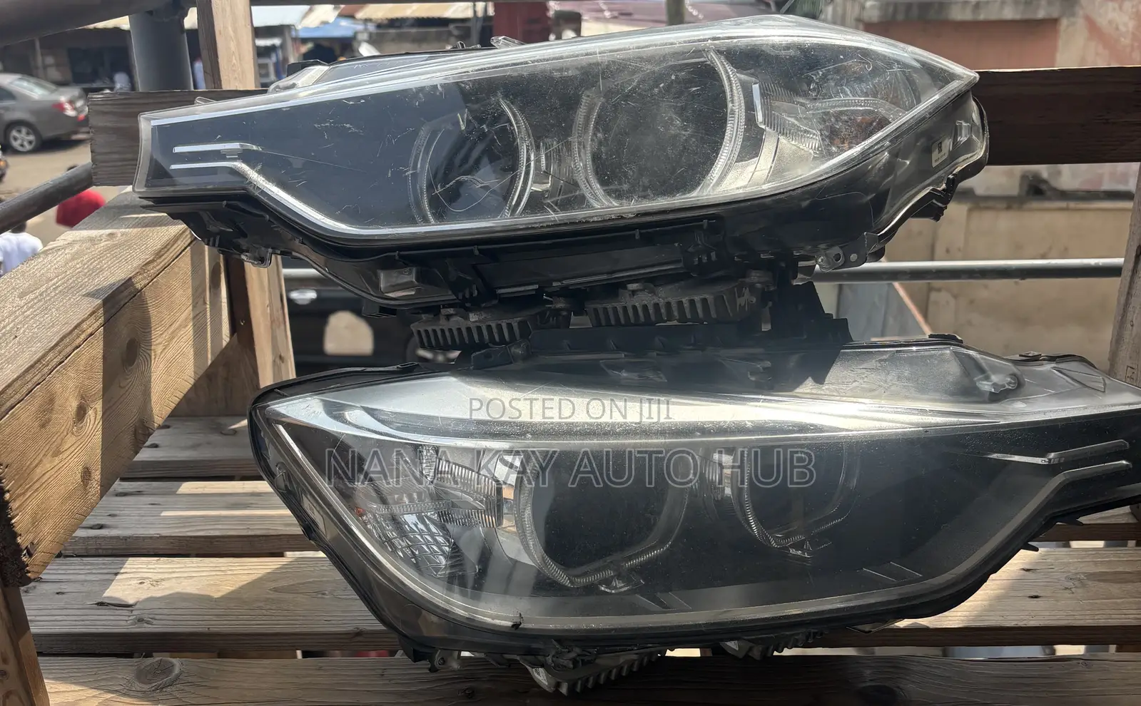 BMW F30 Headlights With Chargers Complete