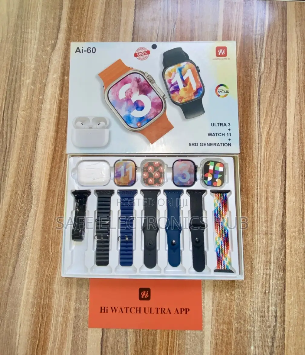 Ai-60 Suit (2 Smart Watches With Airpod)