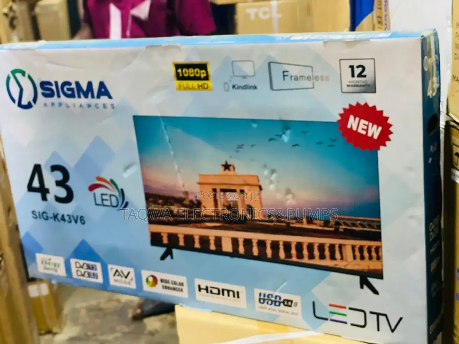 Sig-K43v6 _Digital Satellite, 43" Sigma Tv