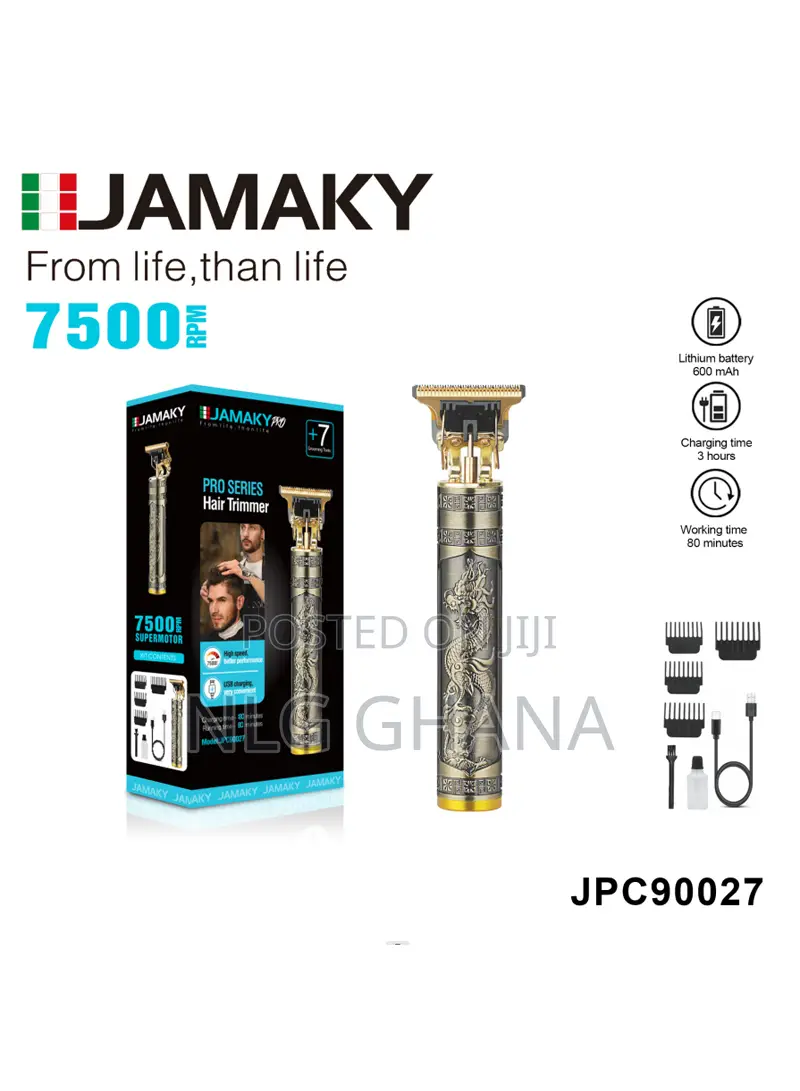 5w 600mah 7500rpm Rechargeable Professional Hair Trimmer Ghx6893