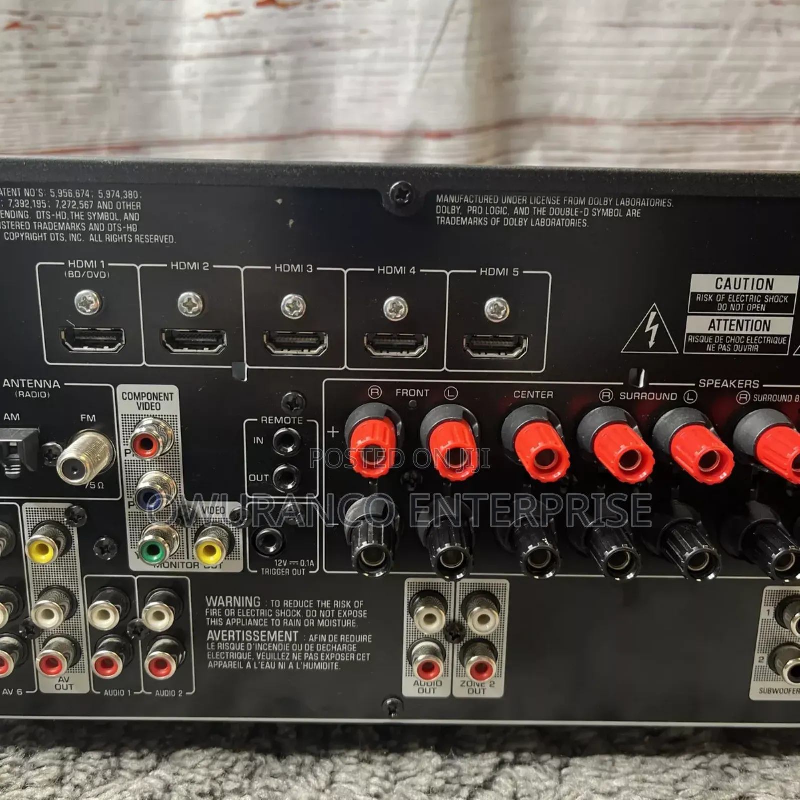 Yamaha Av Receiver Rx-V673 7.2 Channels