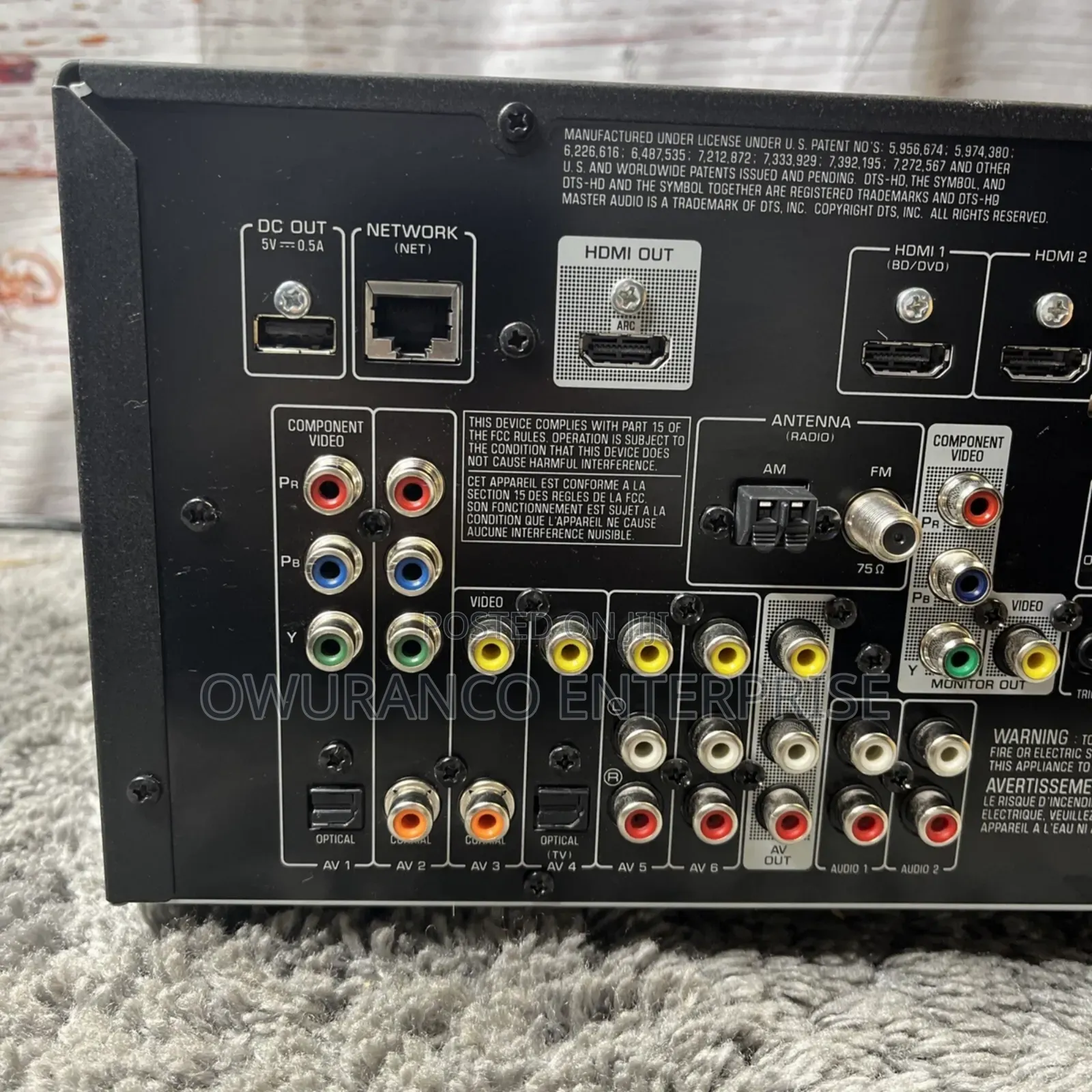 Yamaha Av Receiver Rx-V673 7.2 Channels