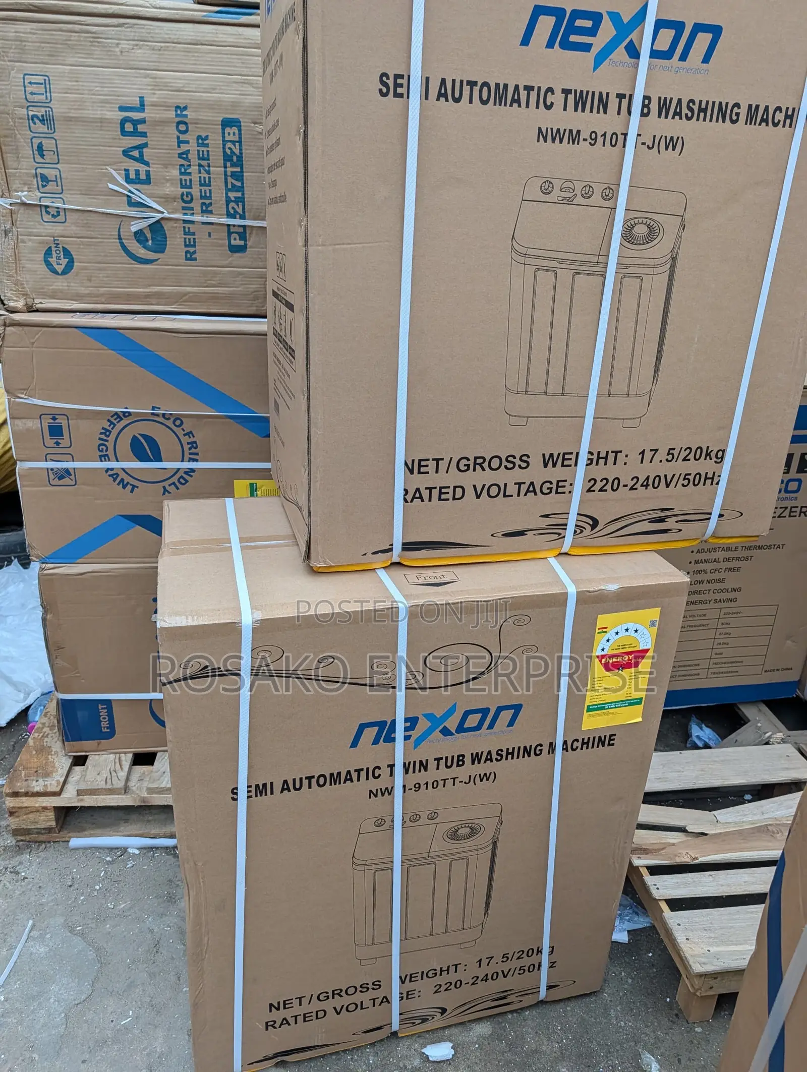 Nexon 7kg Washing Machine Semi Automatic
