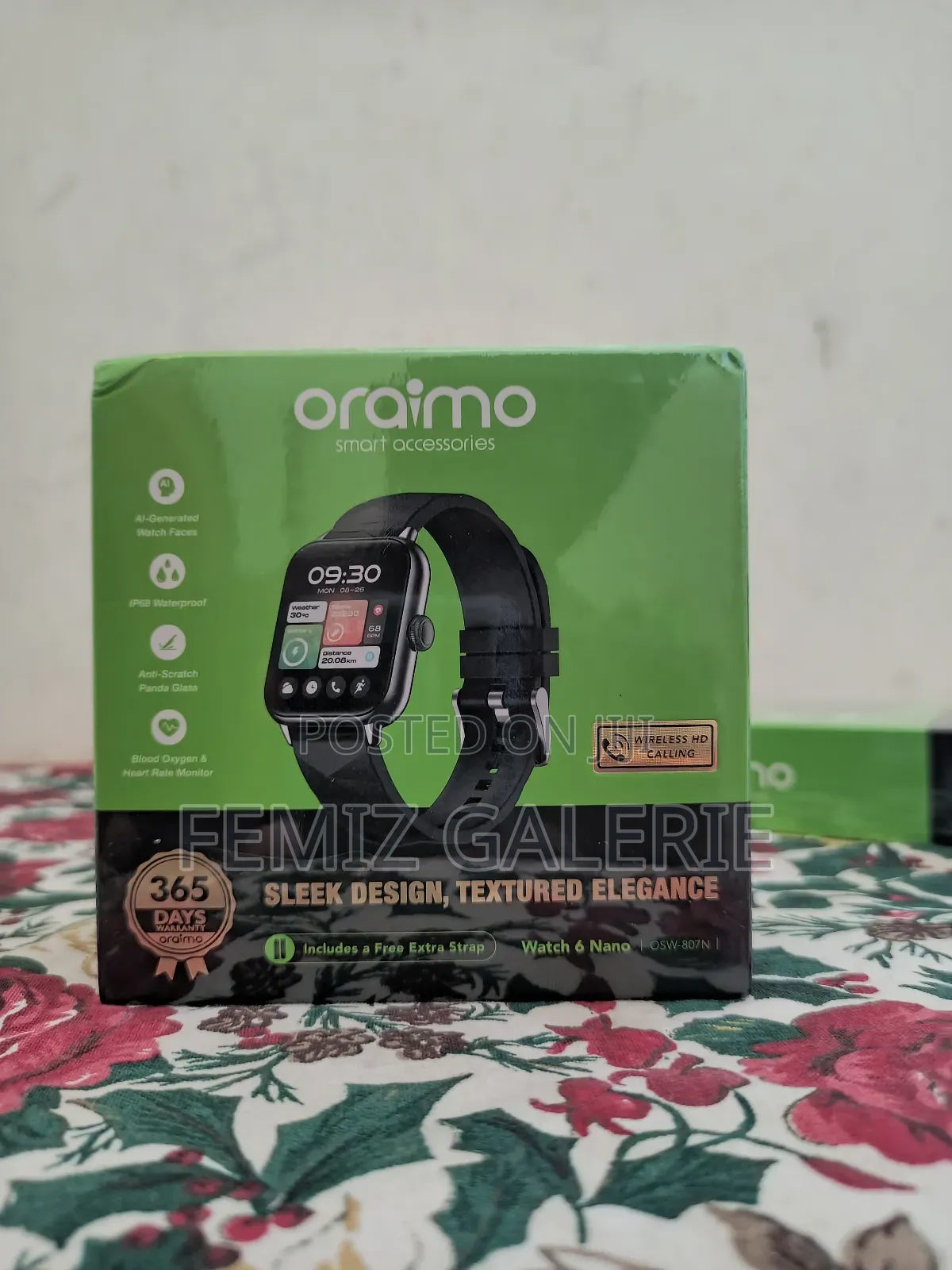 Oraimo Watch 6 Nano 1.52" TFT Full Touch Smart Watch