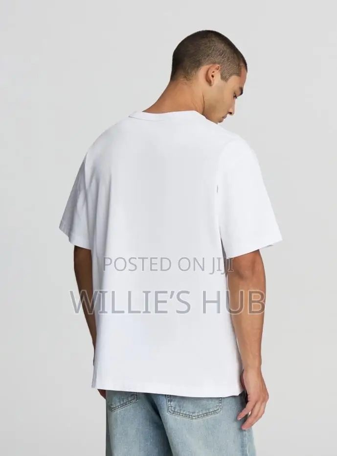 Heavy Plan White And Black T Shirt