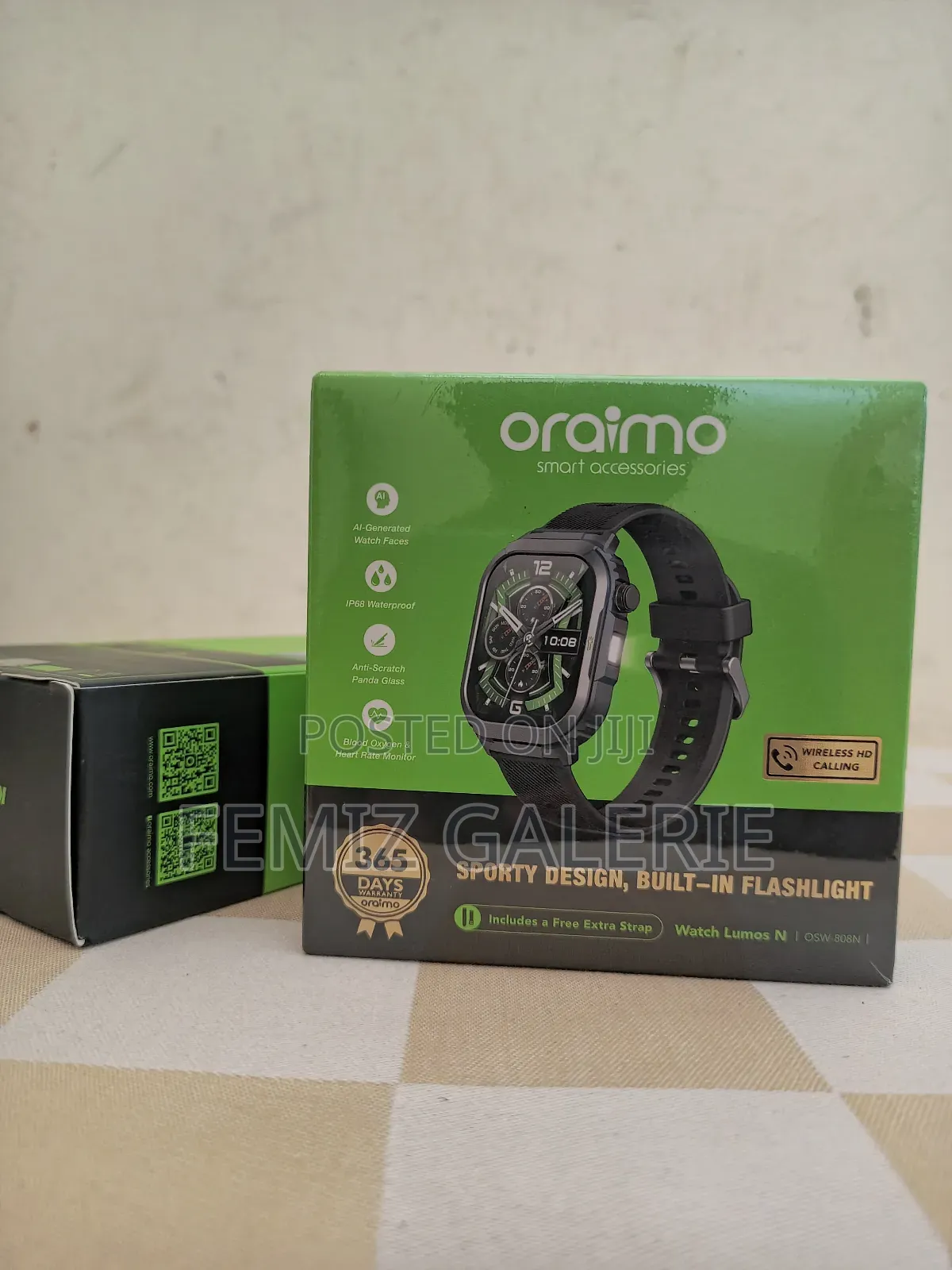 Oraimo Watch Lumos N 2.01'' Hd Display Ip68 Smart Watch
