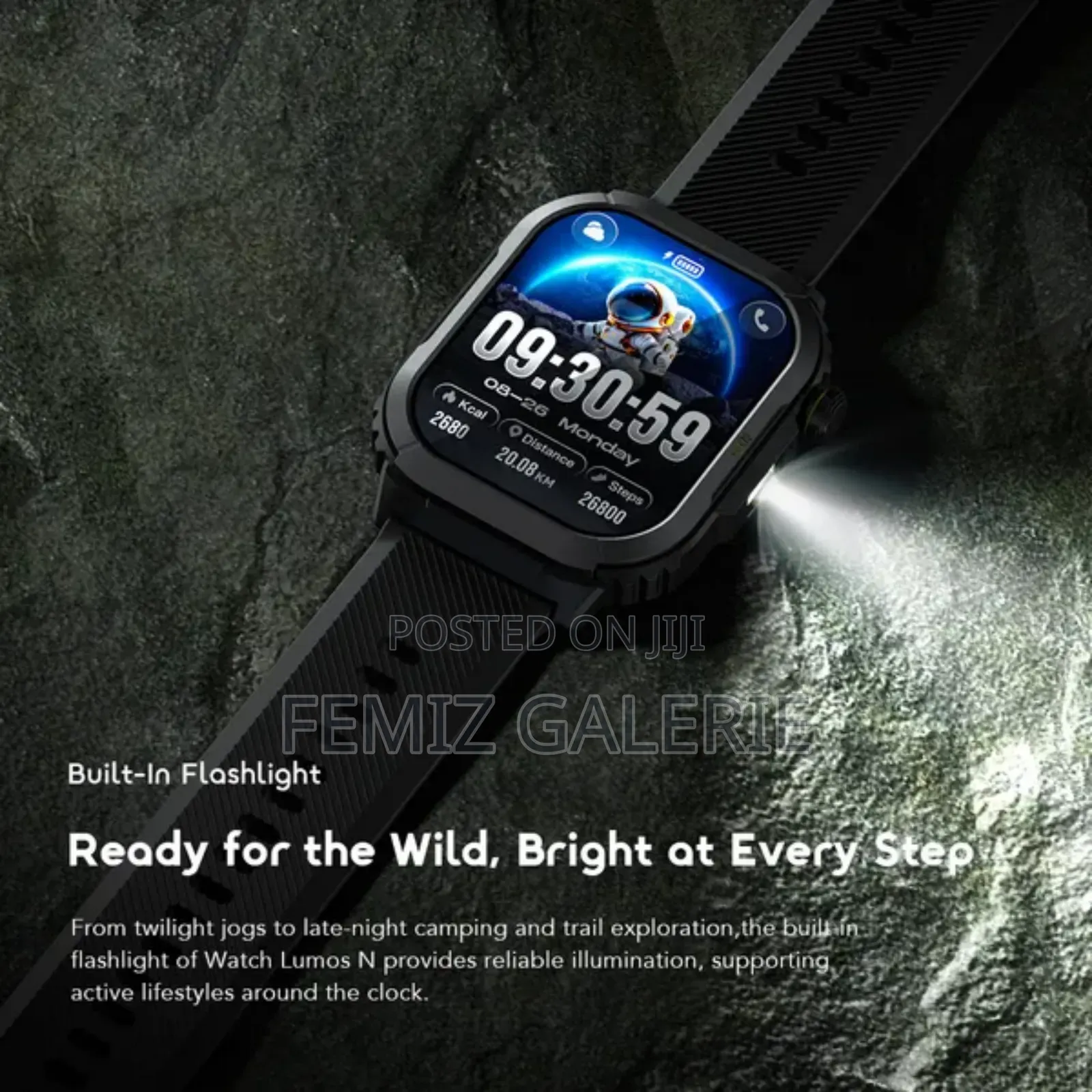 Oraimo Watch Lumos N 2.01'' Hd Display Ip68 Smart Watch