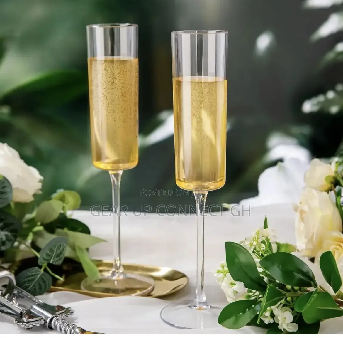 6pieces Cylinder Champagne Glass