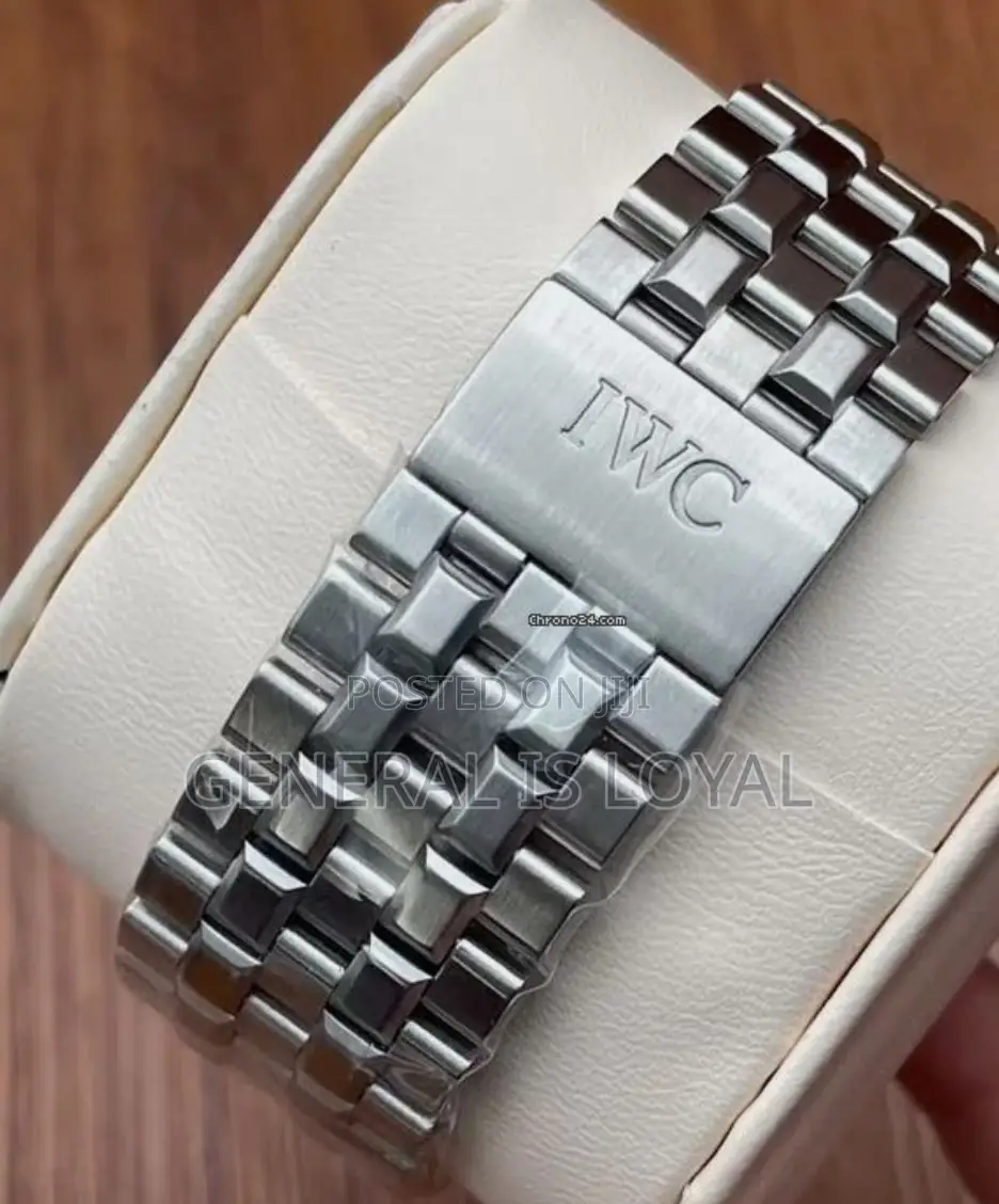 Iwc Pilot's Silver Watch Chronograph 41