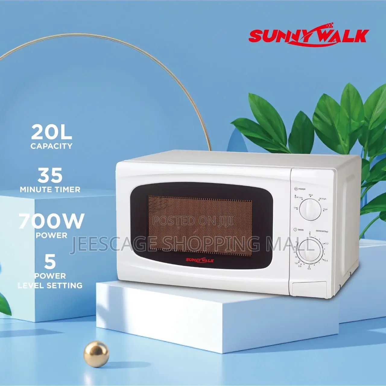 Sunny Walk 20l Microwave Oven