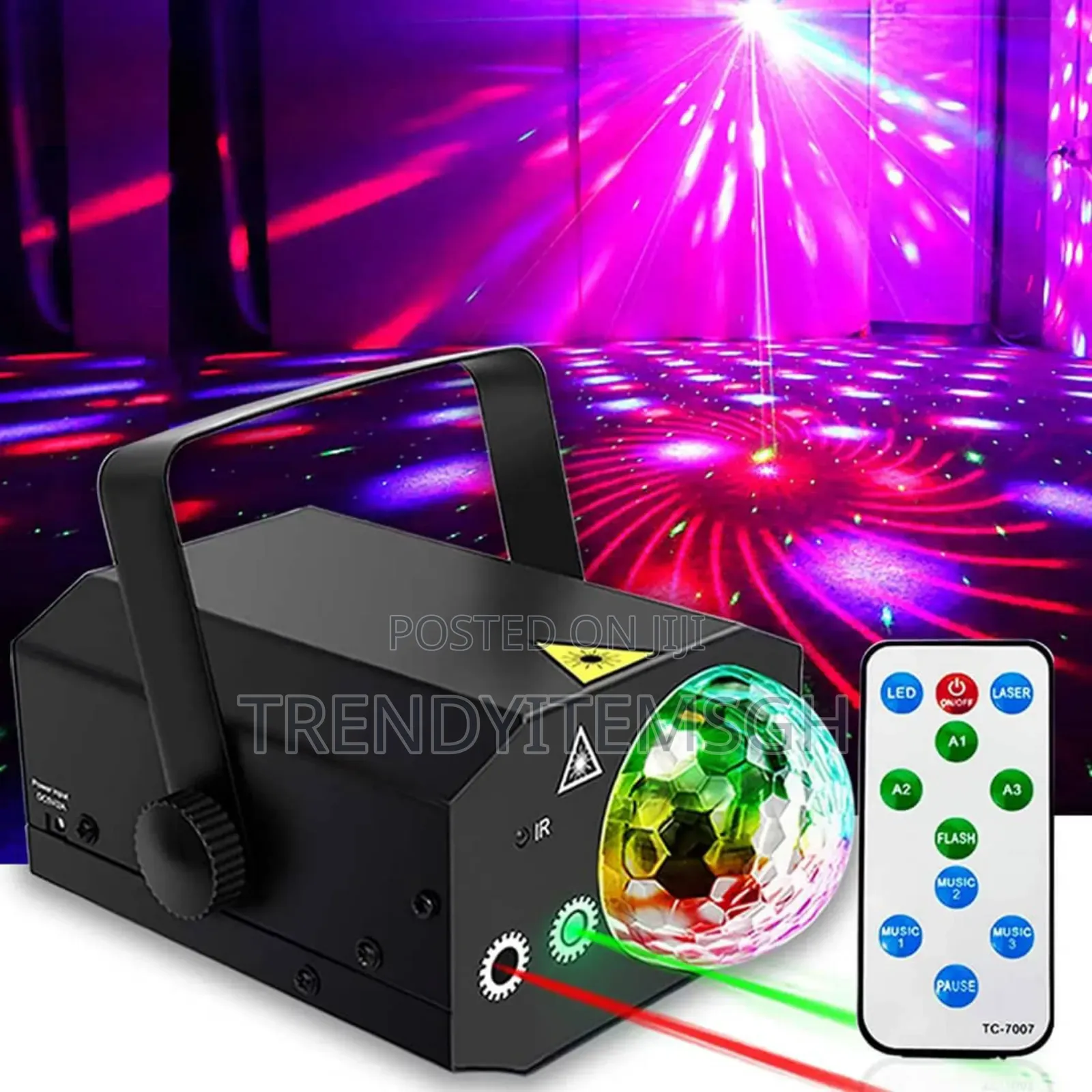 Disco Laser Magic Ball Light With Remote Control