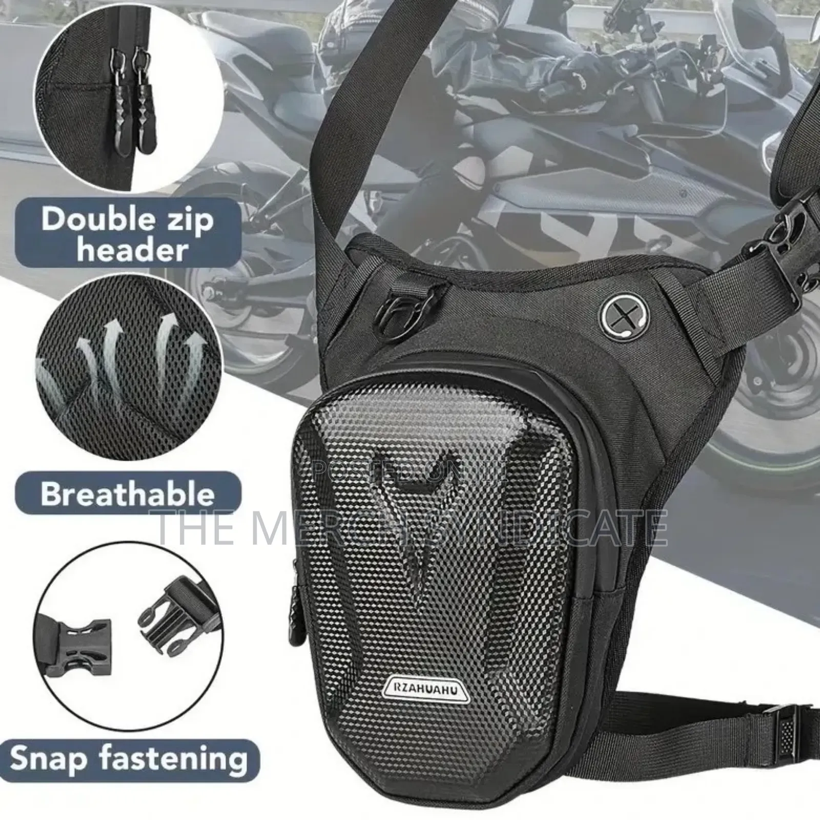 Adjustable Waterproof Sports Motorcycle Waist/Chest / Leg Thigh Bag