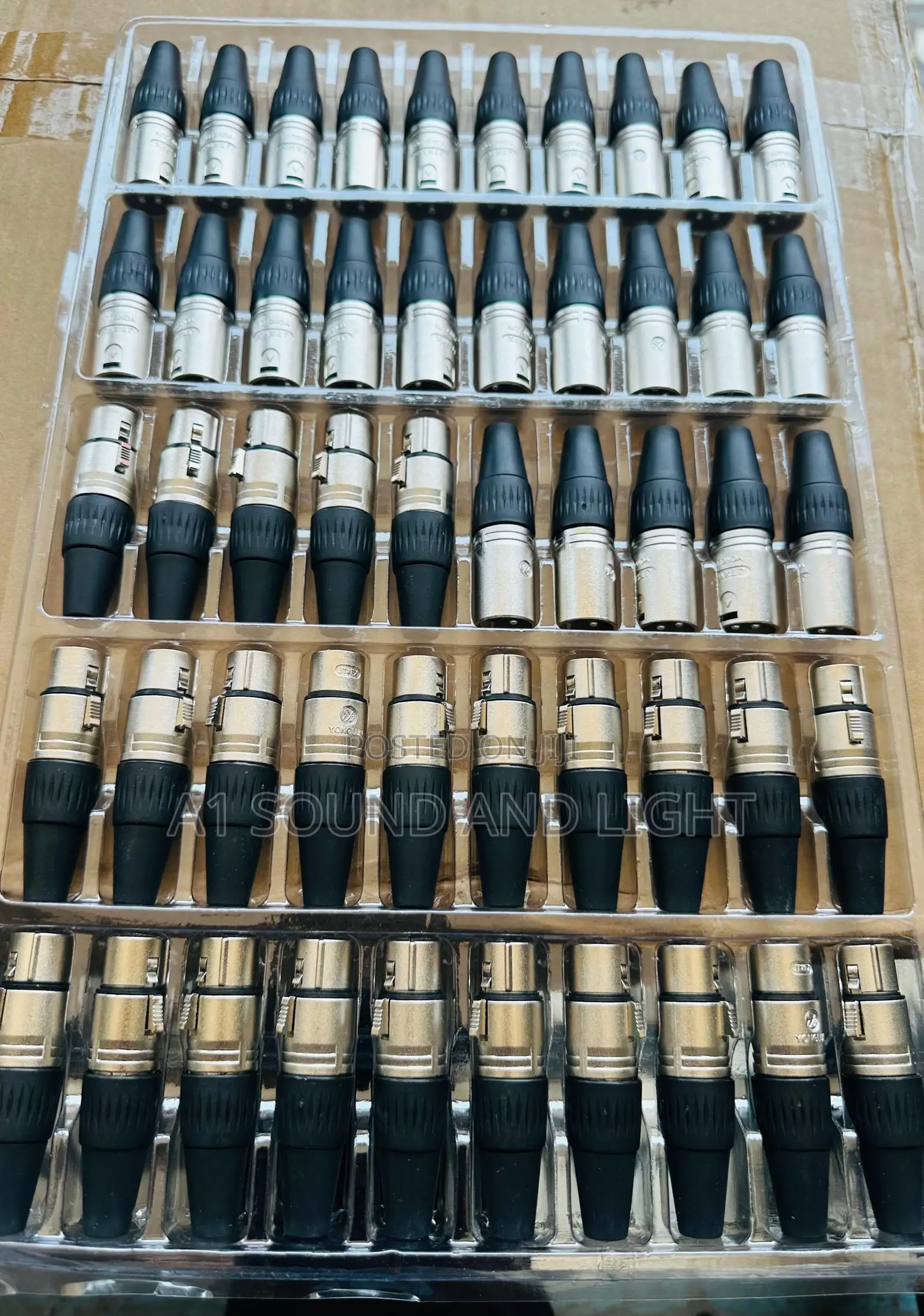 Male And Female Cannon Plugs Set (50 Pcs)