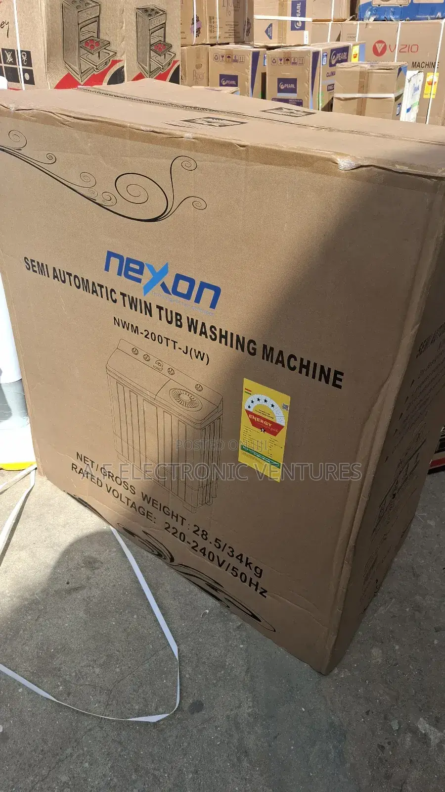 Nexon 15kg Twin Tub Semi-Automatic Washing Machine