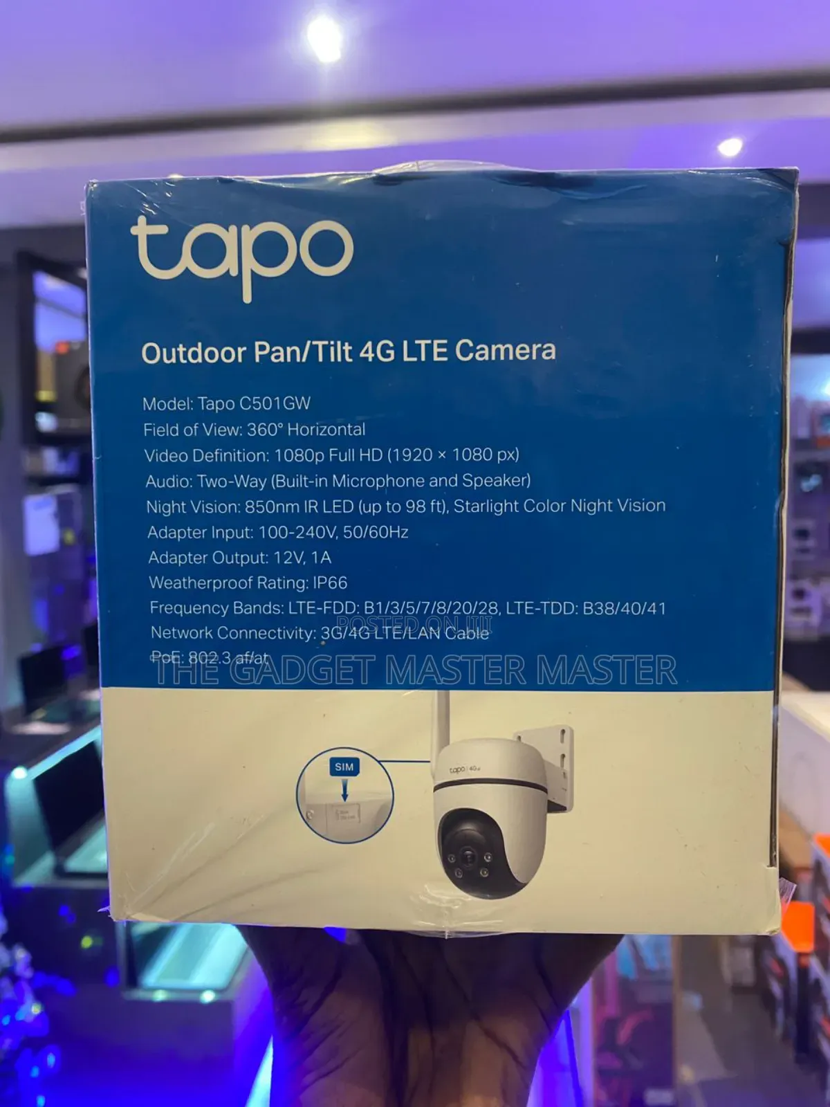 Tapo C501gw Outdoor Pan/Tilt 4g Lte Security Camera