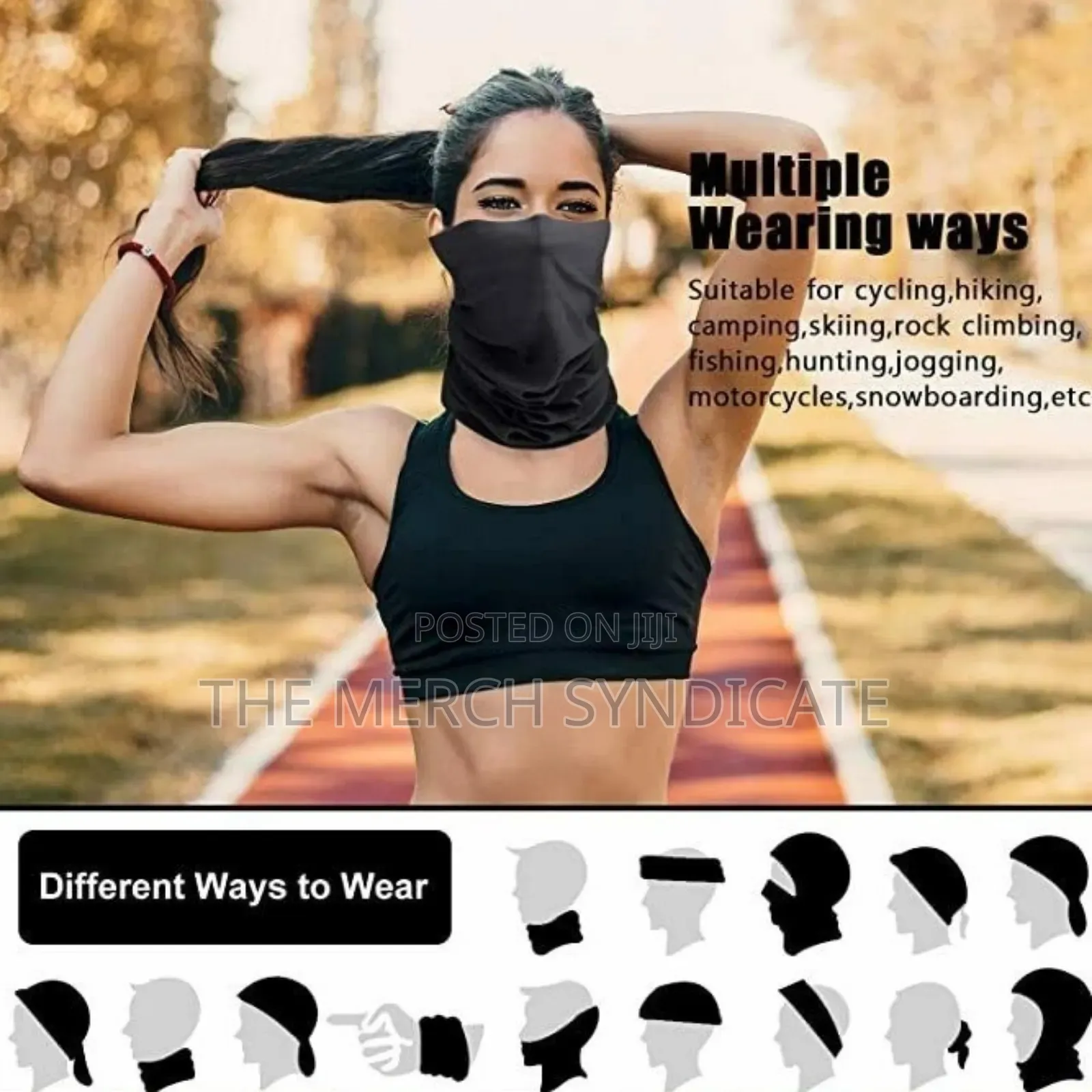 Tactical Sports Cycling Balaclava Full Face Neck Gaiter Ski Masks