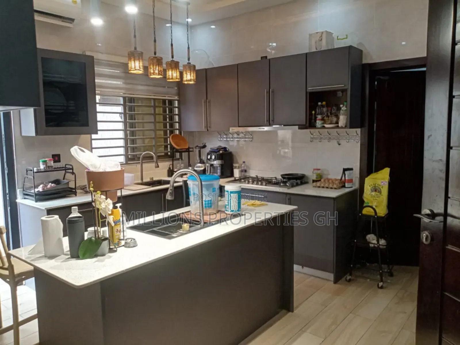 Furnished 3bdrm House in Millions Properties, Kumasi Metropolitan