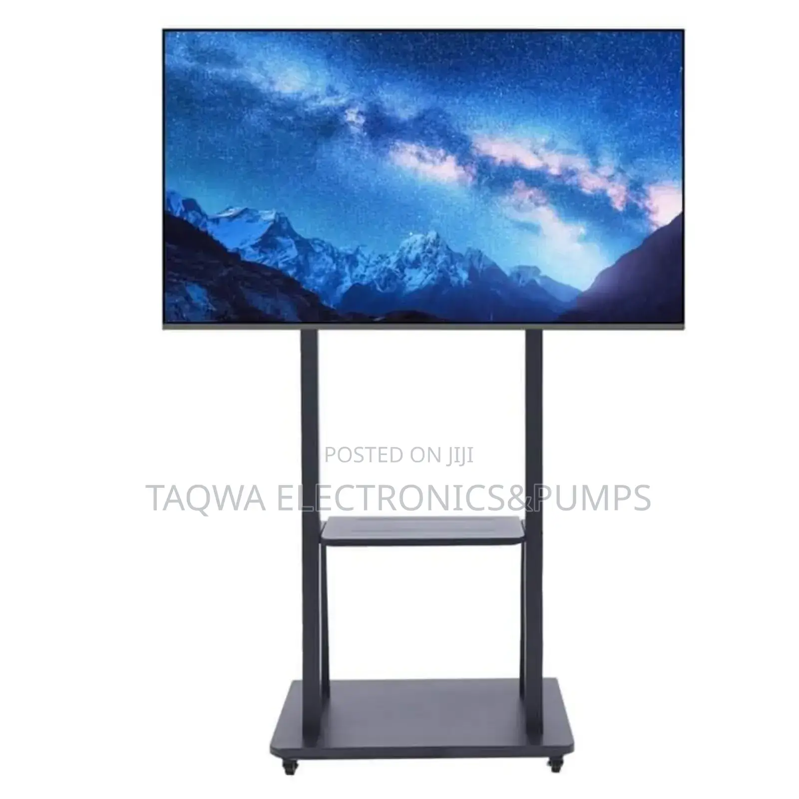Withstanding Mobile Tv Brackets On Wheels 32-75 Inches