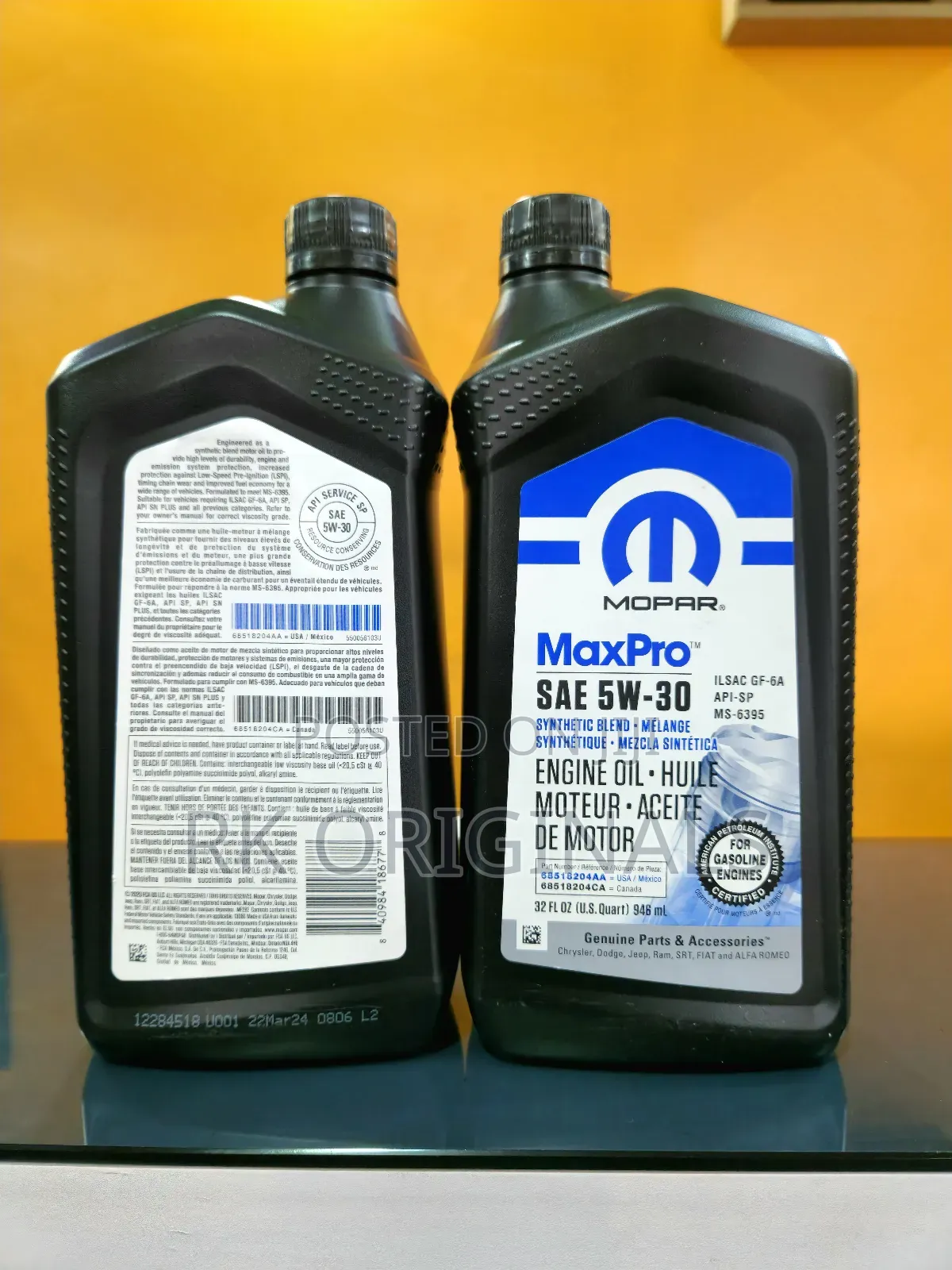Mopar 5w30 Engine Oil 1l Imported From Usa 🇺🇸