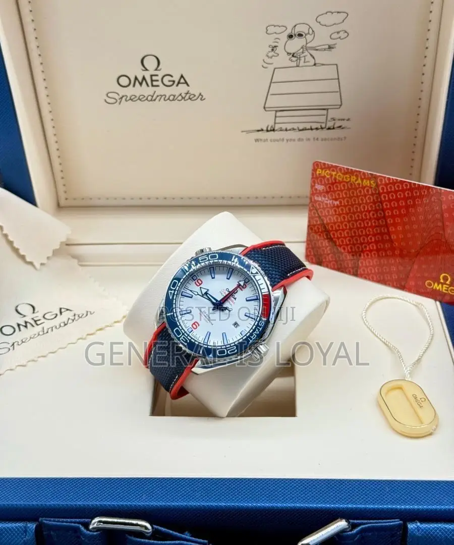 Omega Speedmaster Automatic Moonphase Silver Chronograph 43 Mm Watch