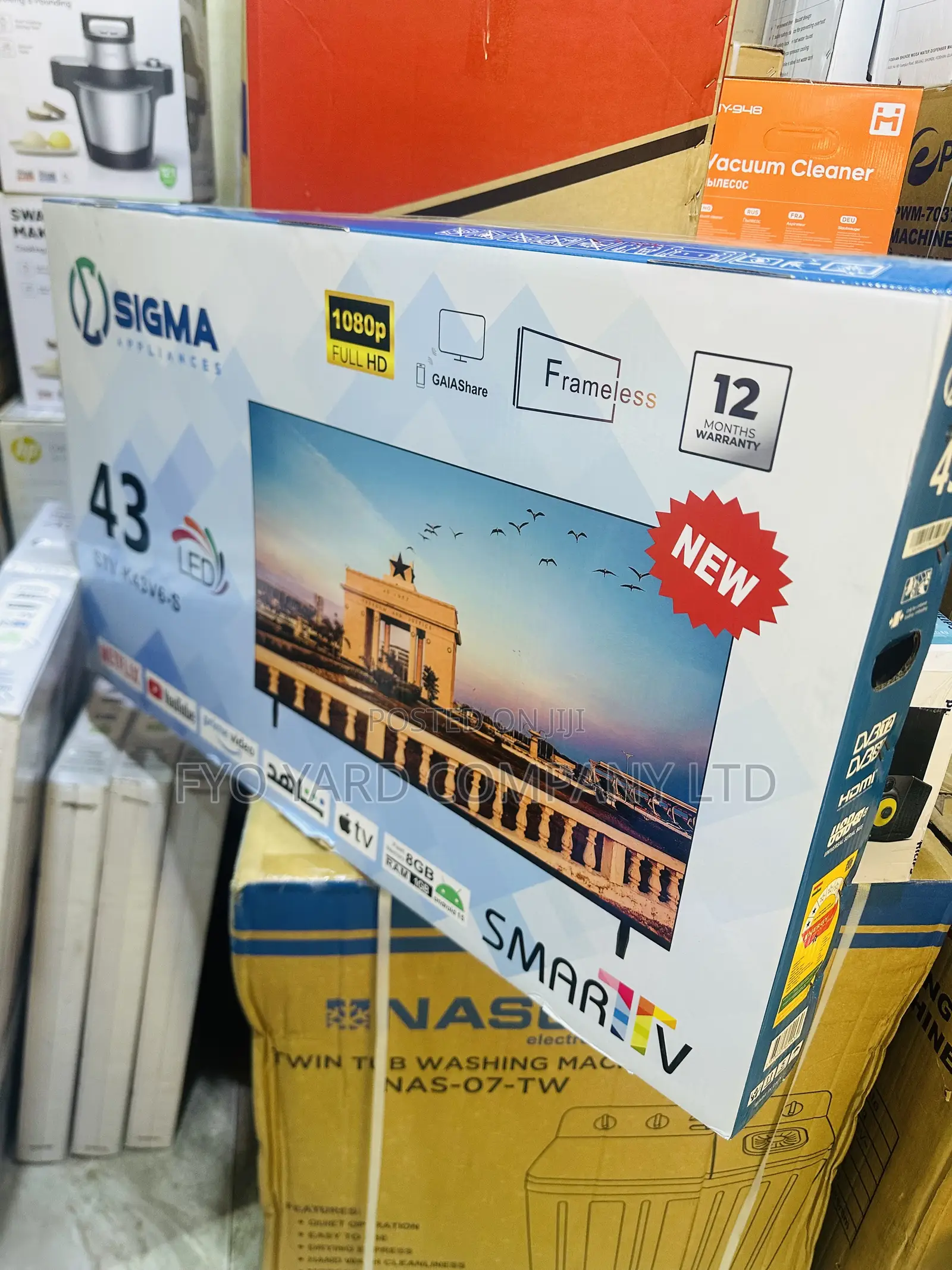 Ultra High Picture Quality Sigma 43 Smart Andriod Led Tv
