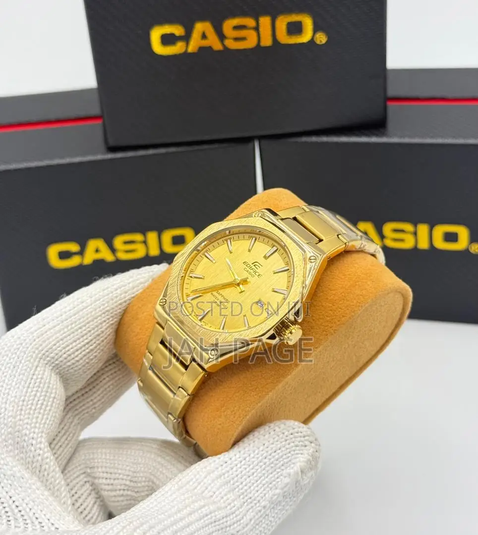 Gold-Tone Casio Edifice Efr-S108d-2av Watches