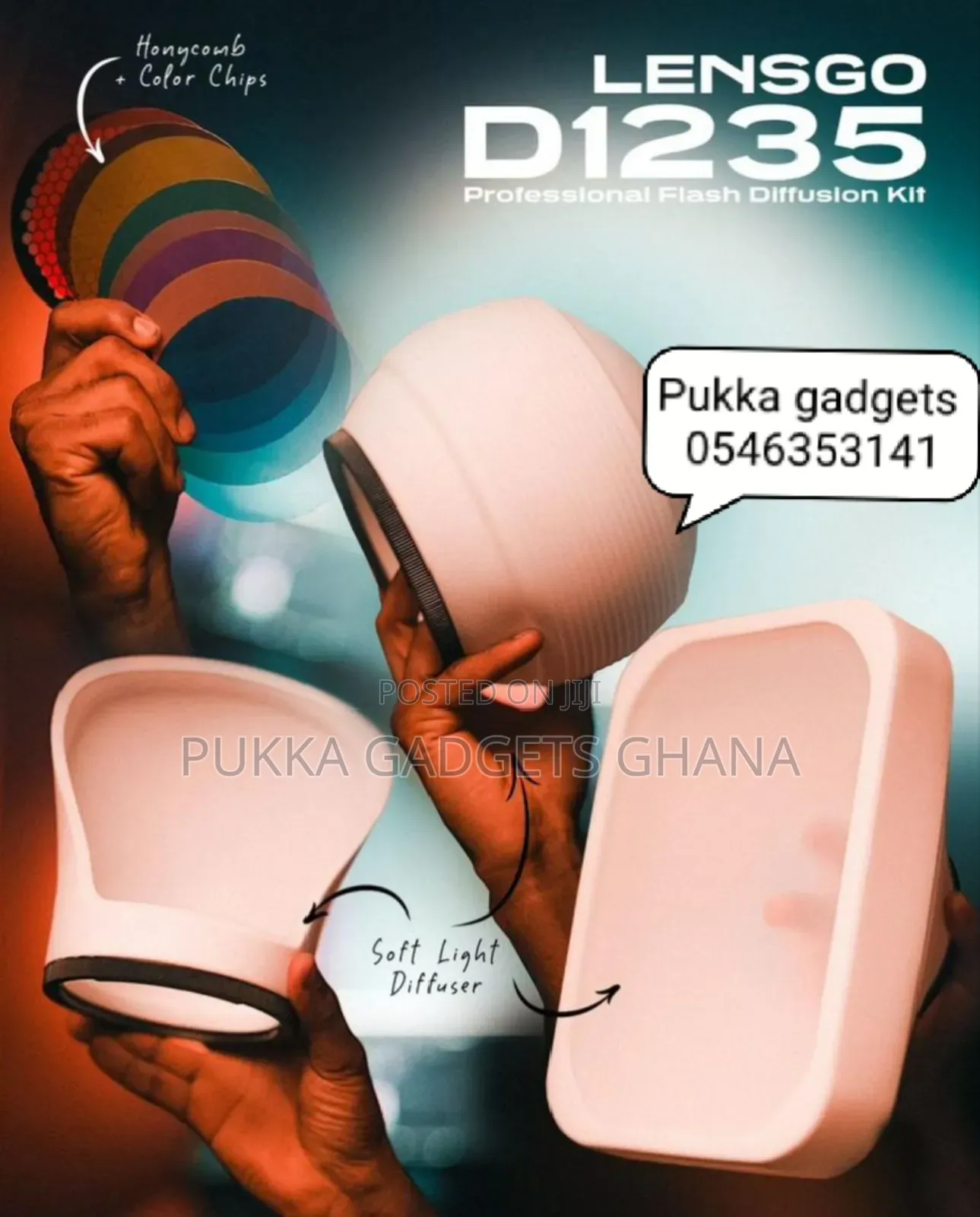 Lensgo D1235 Professional Flash Diffusion Kit