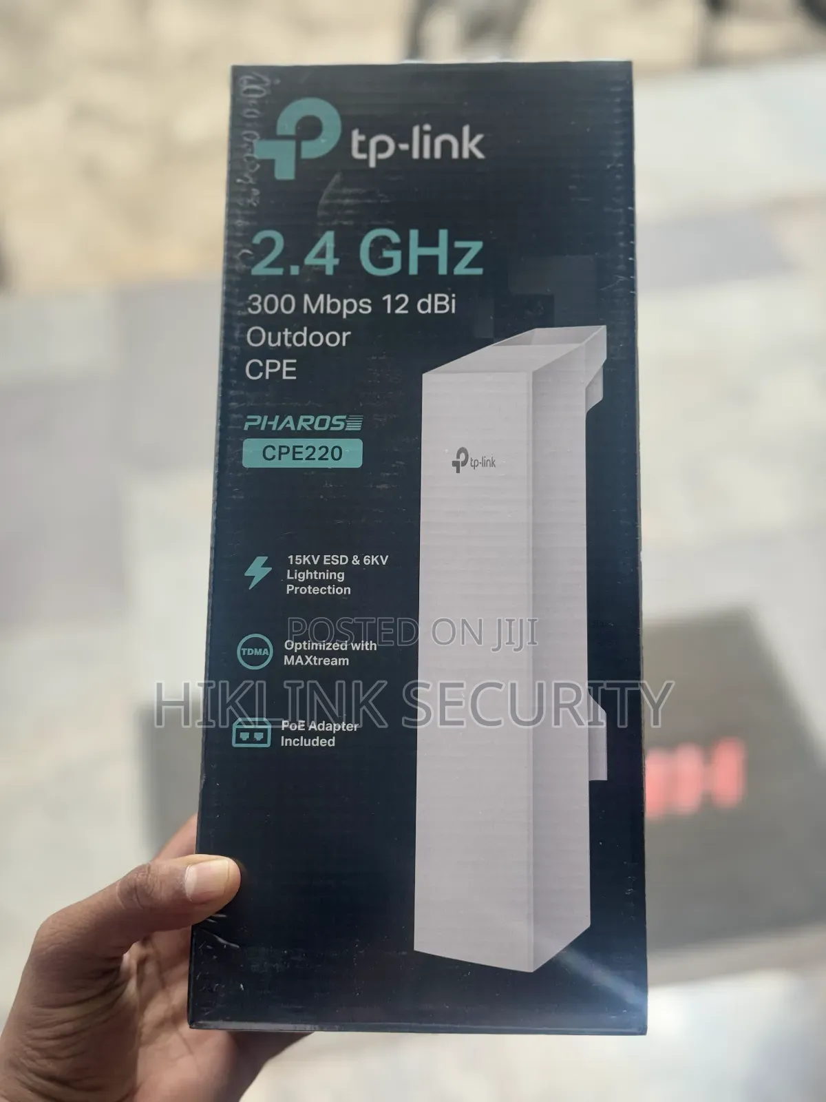 Tplink Cpe220 2.4ghz 300mbps 12 Dbi Outdoor