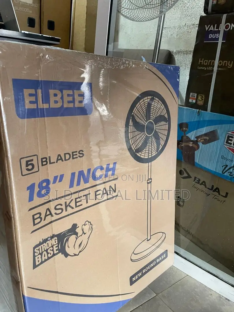 18" Elbee Basket Stand Fan