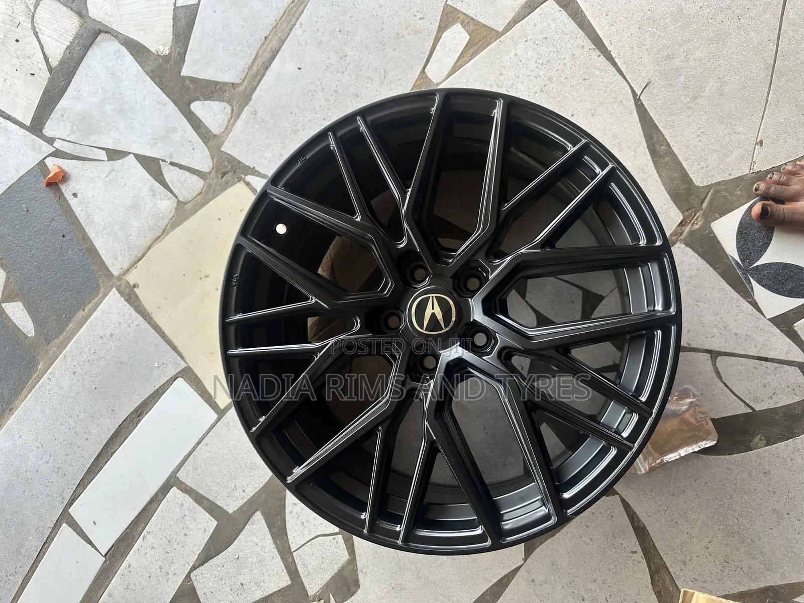 Black Acura Rims