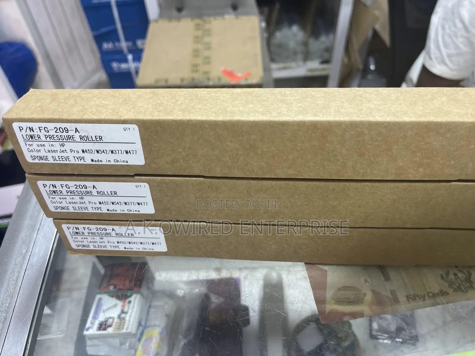 Fuser Lower Sleeved Pressure Roller for Hp 377 477 452 M377 M477 M452
