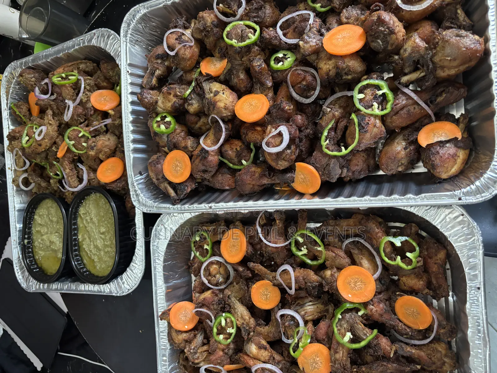 Full Box Grilled Chicken and Peppered Wings