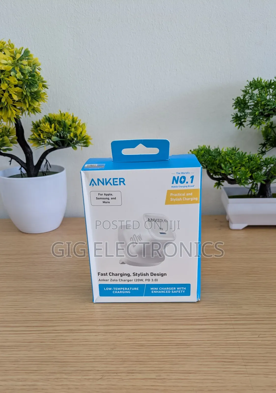 Anker Zolo 20w Compact Charger Usb-C Gan