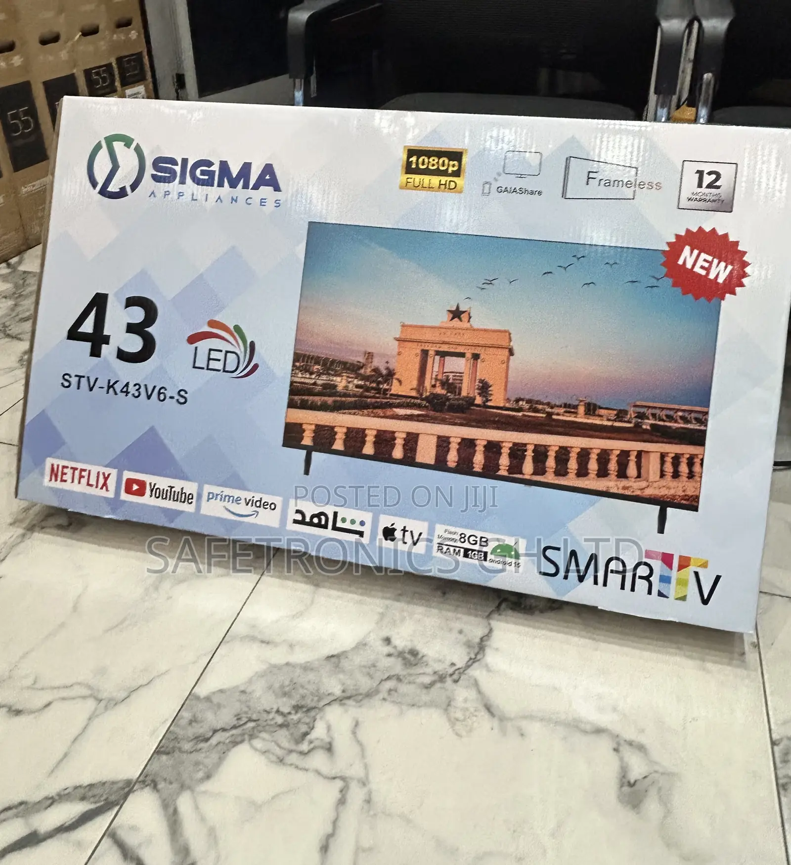 Purchase Lastest 43” Smart Led Sigma Full Hd Sig-K43v6-S Tv