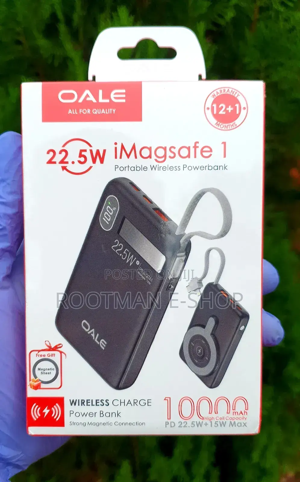 2025 Imagsafe 10,000mah Powerbank With Phone Holder