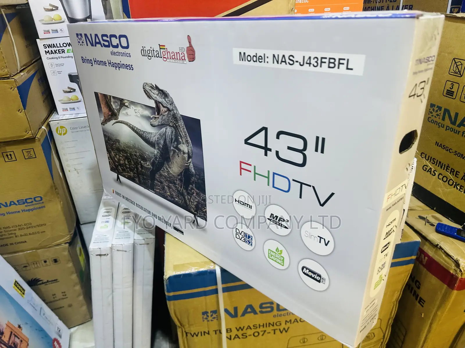 Slim and Modern Design Nasco 43 Satellite FHD Digital Led Tv
