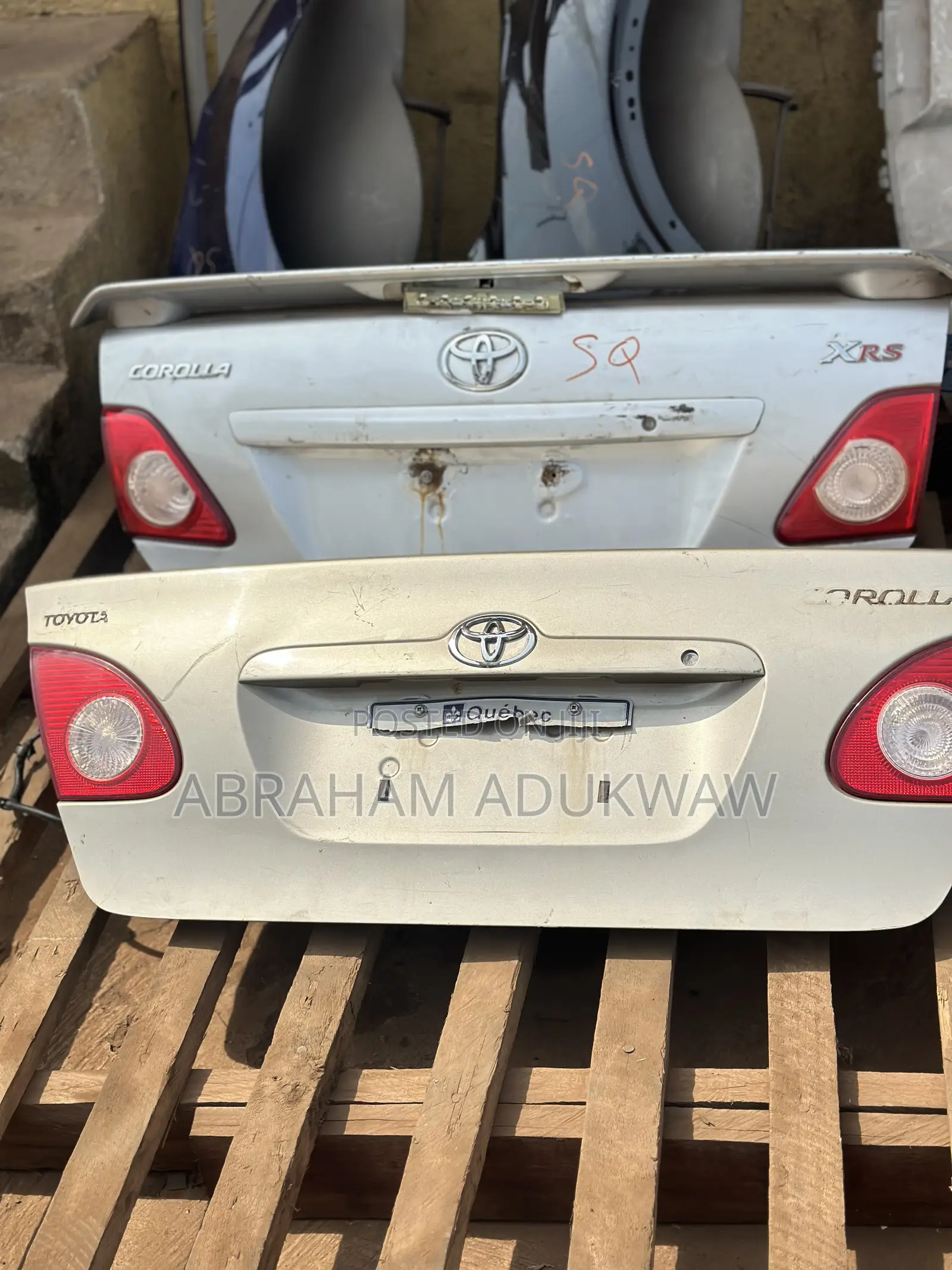 Toyota Corolla 205-2010 Boot/Tailgate