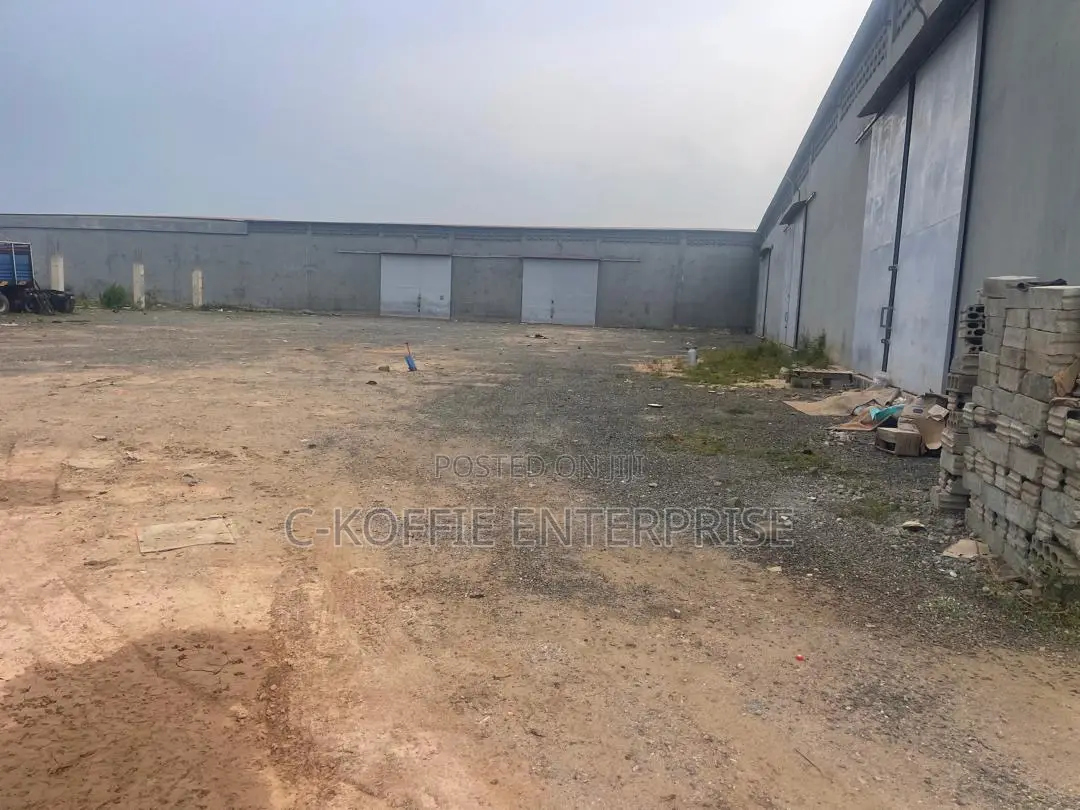4000 SQM Warehouse on 5.5 Acers Land for Sale at Tema
