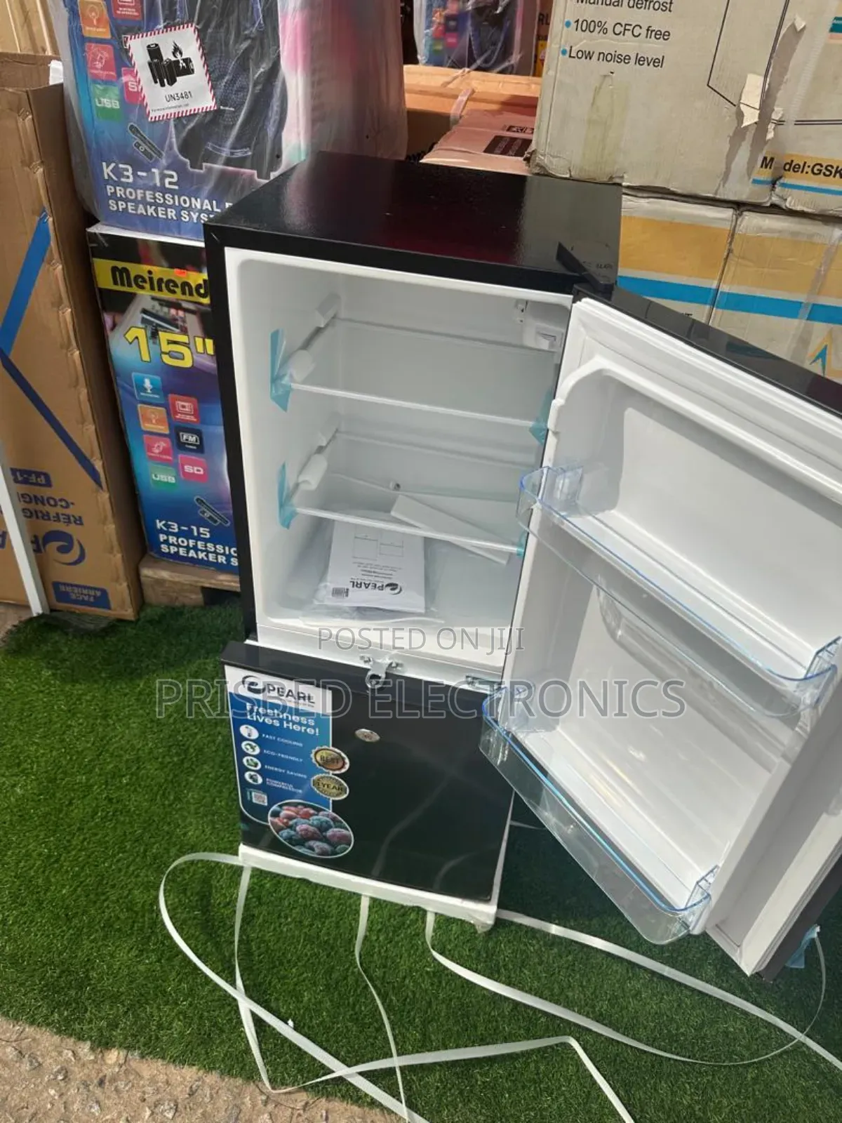 Pearl Table Top Double Door Fridge 77 Litres