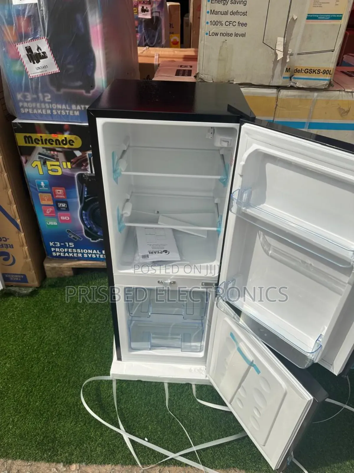 Pearl Table Top Double Door Fridge 77 Litres